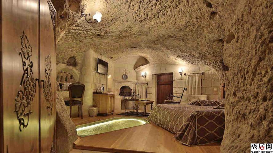旅行者原始洞穴酒店宾馆室内布置装饰设计图